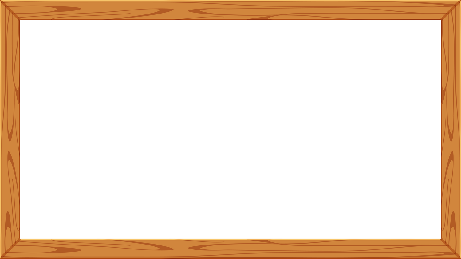 Wooden Frame Border Illustration